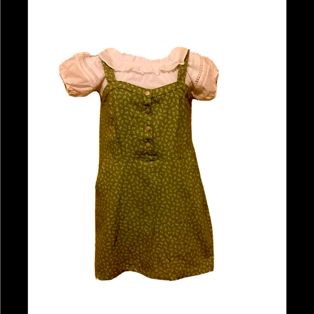 Jumper Green With Pockets Overall Xxxl
